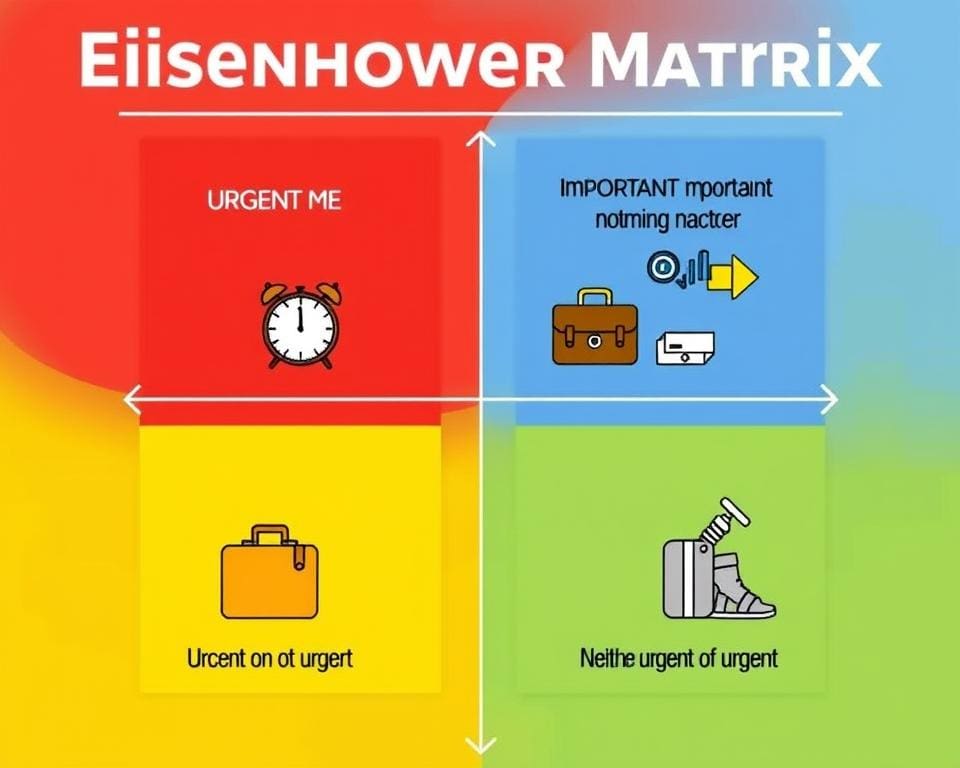 Eisenhower-Matrix zur Prioritäten setzen