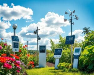 Elektronische Wetterstationen für Gartenfreunde