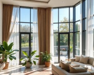 Fensterdekoration für große Glasflächen: Ideen und Lösungen