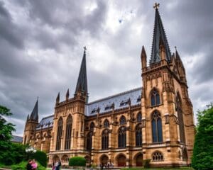 Gotische Architektur in Aachen, Deutschland