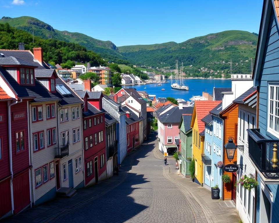 Historische Altstadt von Bergen, Norwegen