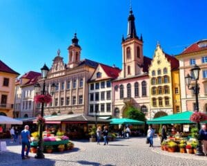 Historische Plätze in Bratislava, Slowakei