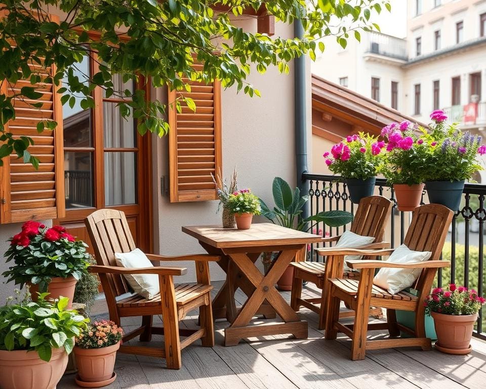 Holzmöbel für den Balkon selber bauen: Schritt für Schritt