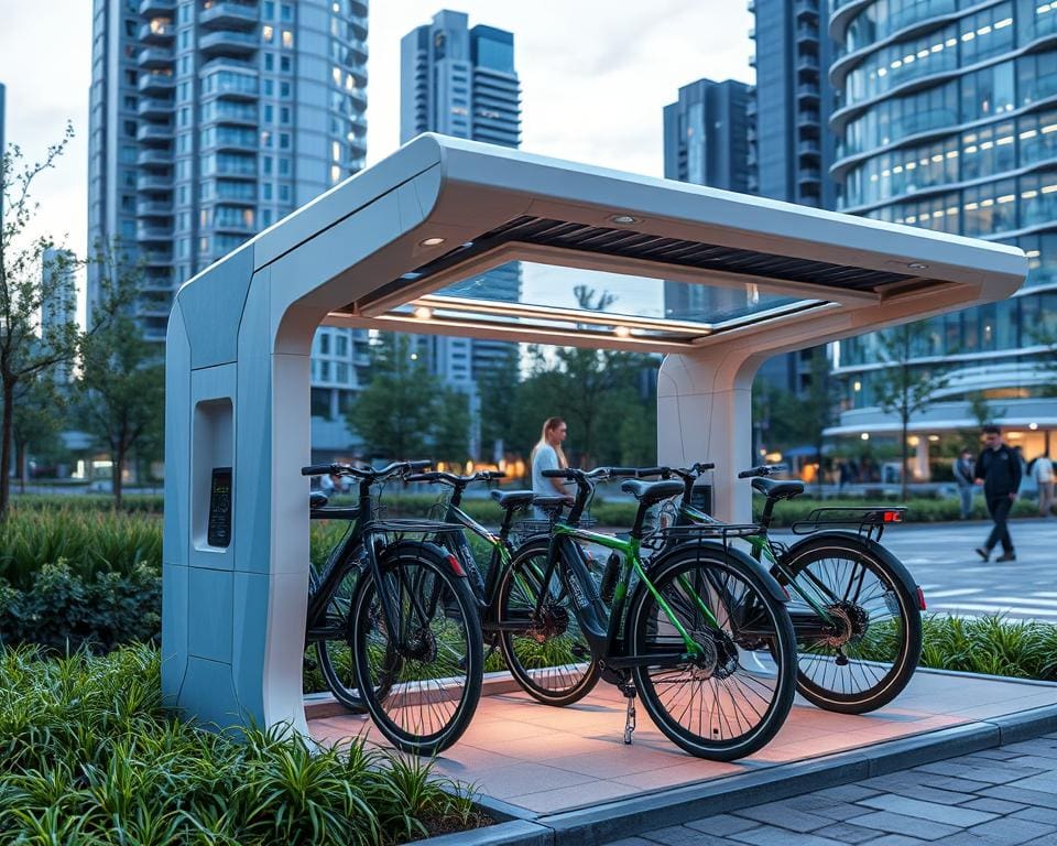 Intelligente Fahrradständer: Sicher parken