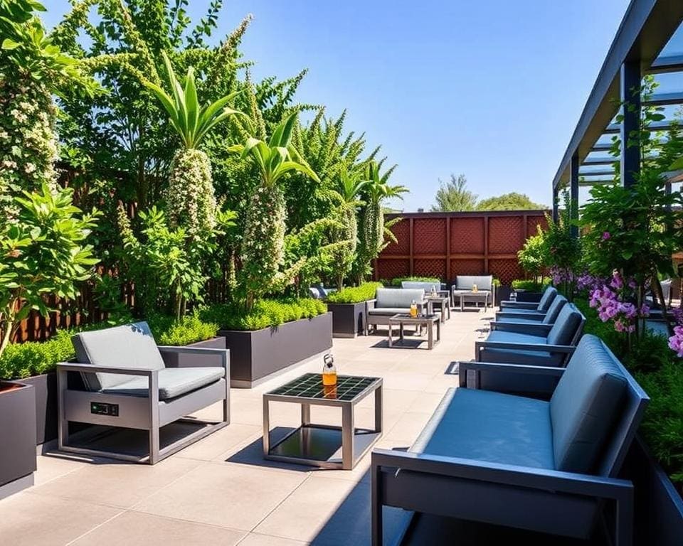 Intelligente Gartenmöbel: Komfort im Freien