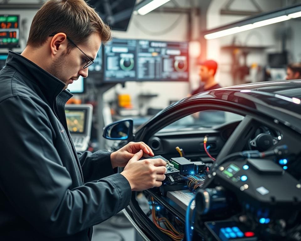 Autoelektriker: High-Tech und Reparatur im Fahrzeug