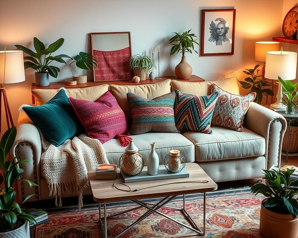 Die besten Ideen für dekorative Kissen im Wohnzimmer