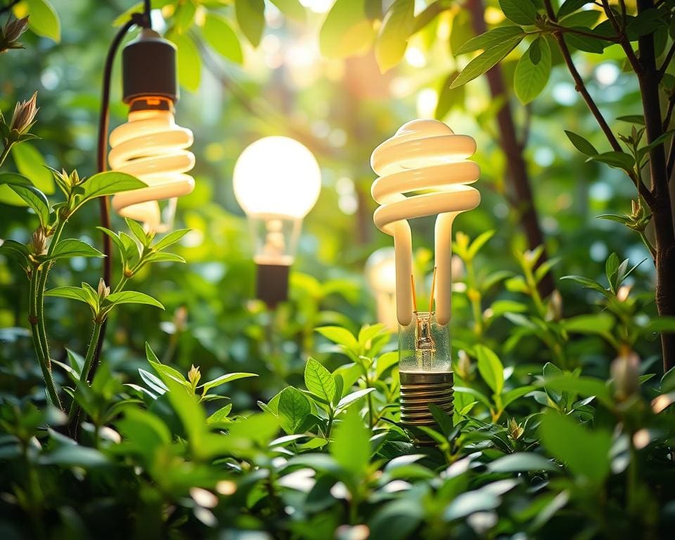 Energiesparlampen zur Reduktion von CO2-Emissionen