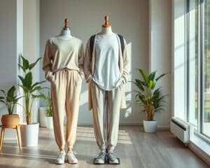 Freizeitkleidung, die Komfort und Stil vereint
