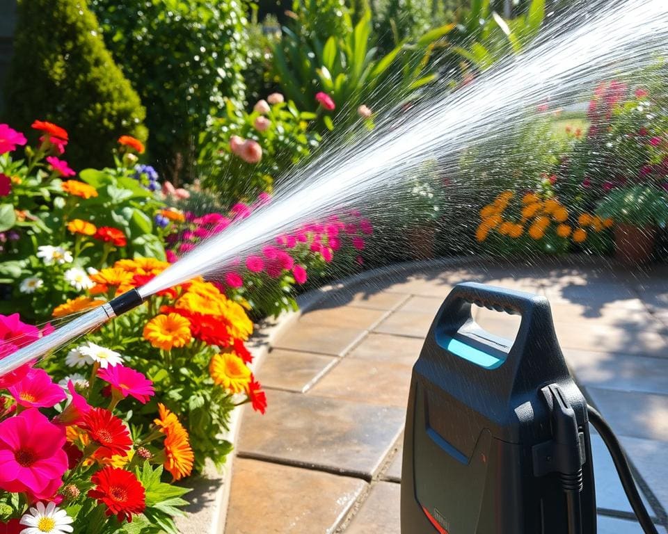 Hochdruckreiniger in der Gartenarbeit