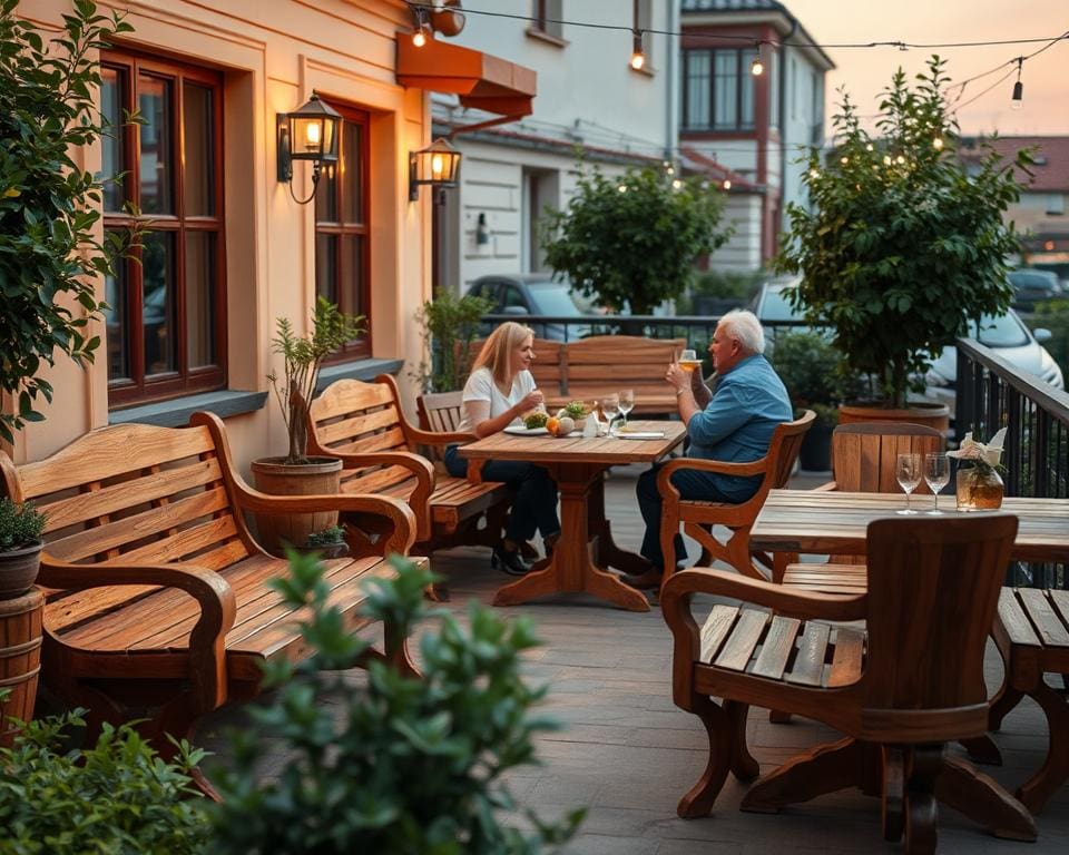 Holzarbeiten für die Terrasse