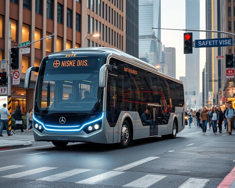 Sicherheitstechnologie in autonomen Bussen