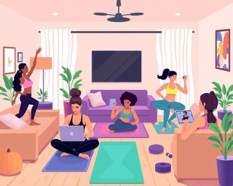 Virtuelle Fitnesskurse: Vor- und Nachteile