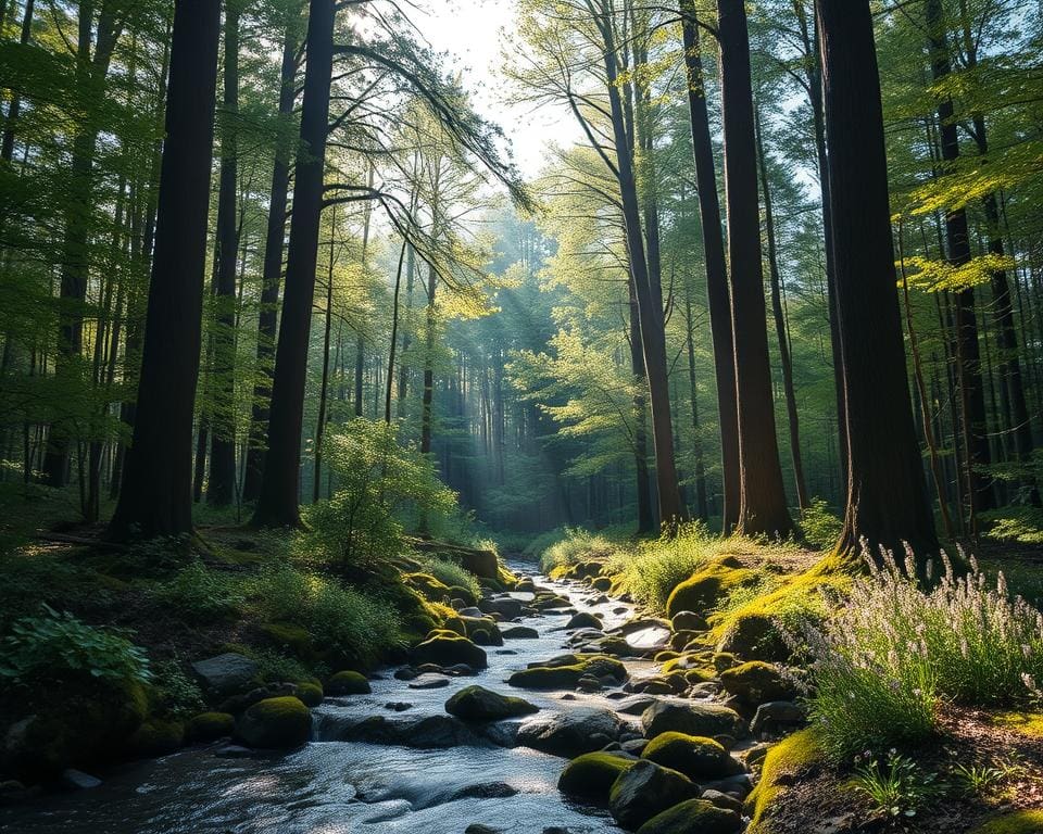 Waldbaden und Stressabbau im Wald