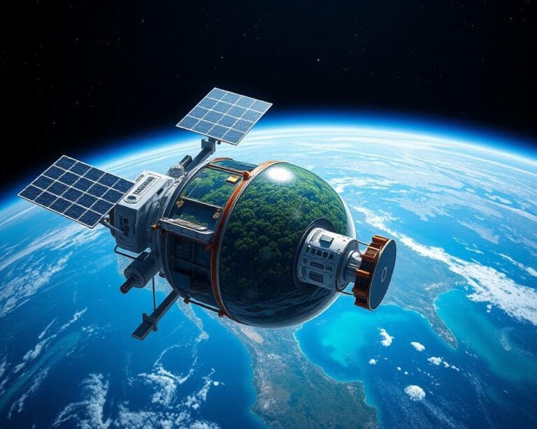 Welche Rolle spielt Raumfahrttechnologie in der Erdbeobachtung?