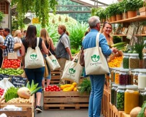 Wie du weniger Plastik beim Einkaufen verwendest