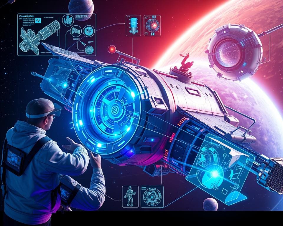 AR Technologie Satellitenreparatur