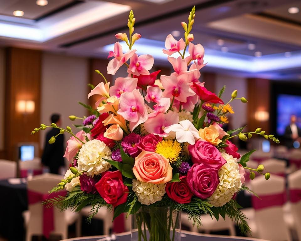 Blumenschmuck für Firmenveranstaltungen