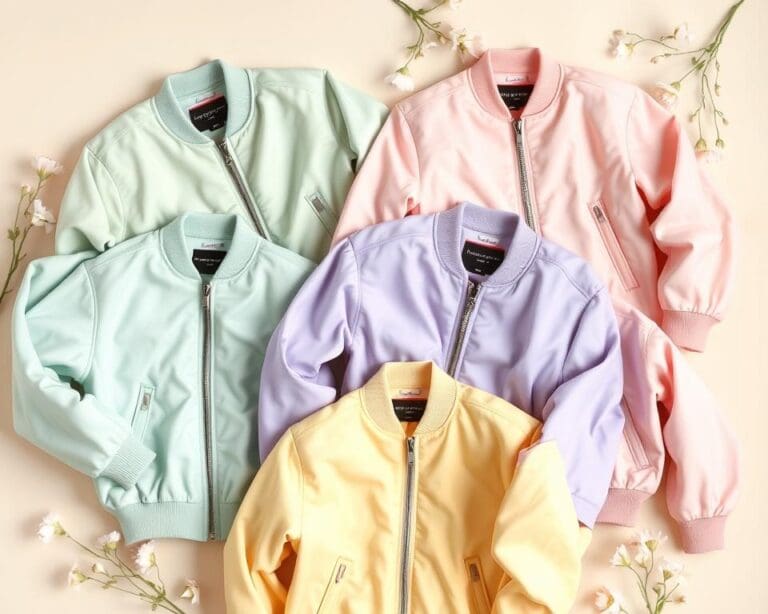 Bomberjacken in Pastell: Zarte Farben für den Frühling