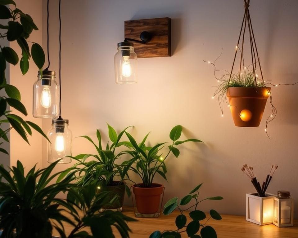 DIY-Projekte für umweltfreundliche Beleuchtung