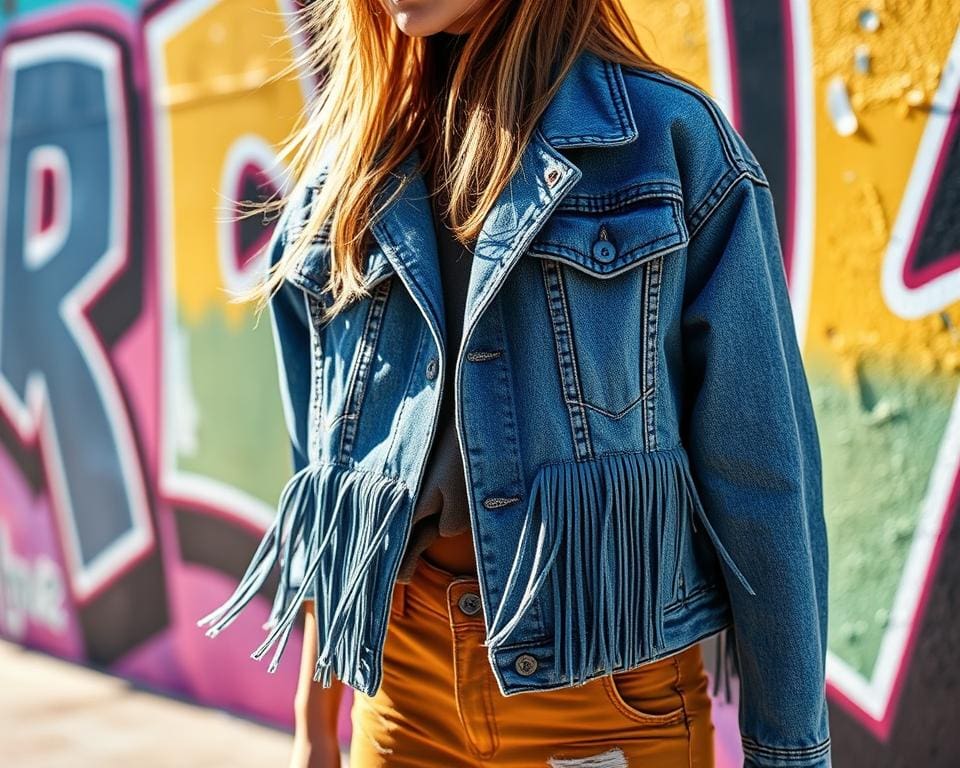 Denimjacken mit Fransen: Ein moderner Twist für Retro-Looks