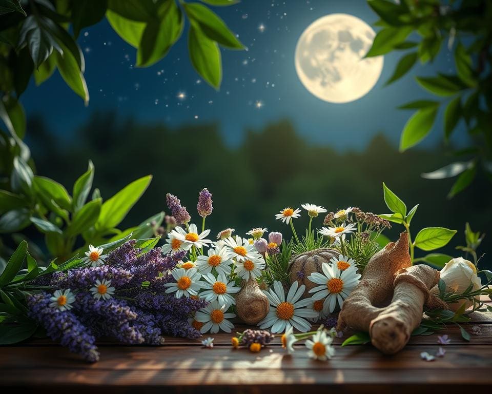 Die besten Kräuter für eine erholsame Nacht
