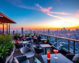 Die besten Rooftop-Bars für Drinks mit Aussicht