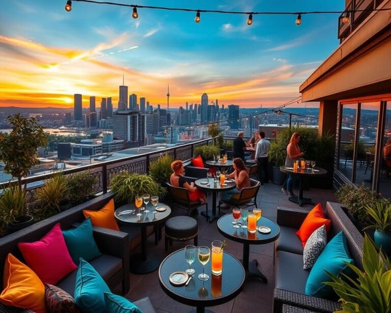 Die besten Rooftop-Bars für Drinks und Sonnenuntergänge