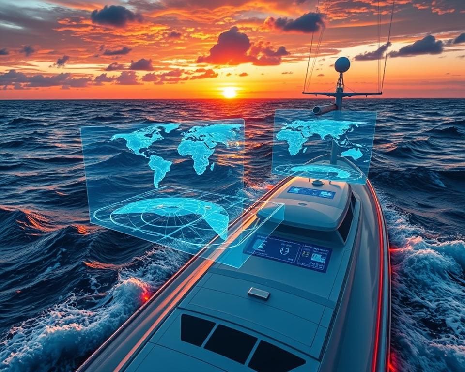 Fortgeschrittene Anzeigetechnologie in der Schifffahrt