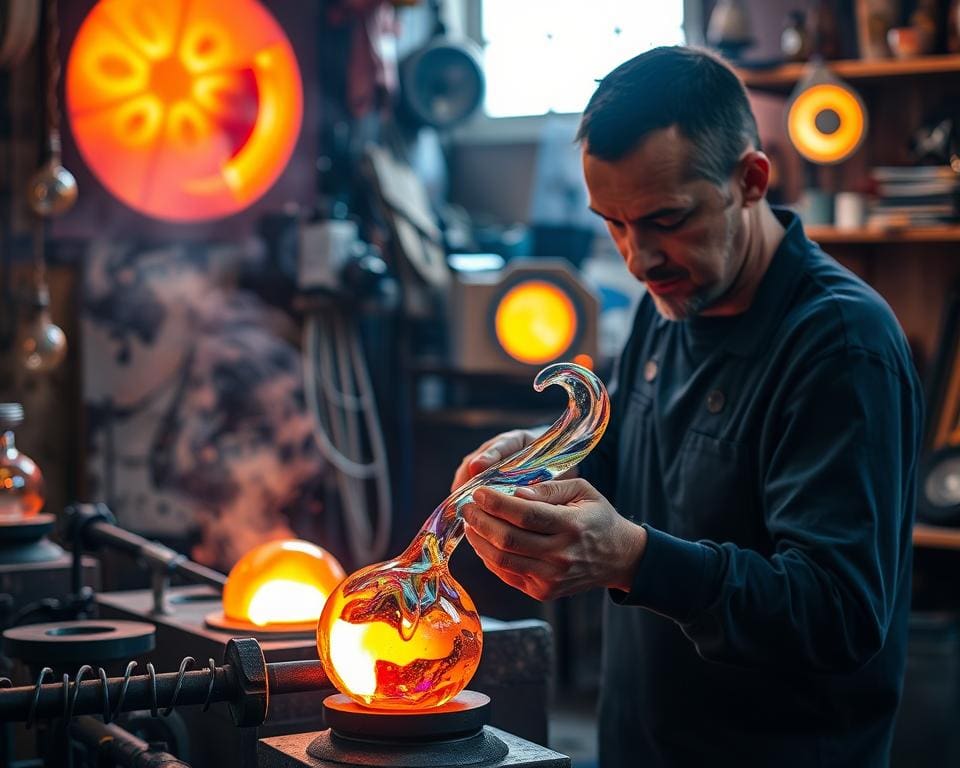 Glasbläsermeister: Kunstwerke aus Glas gestalten