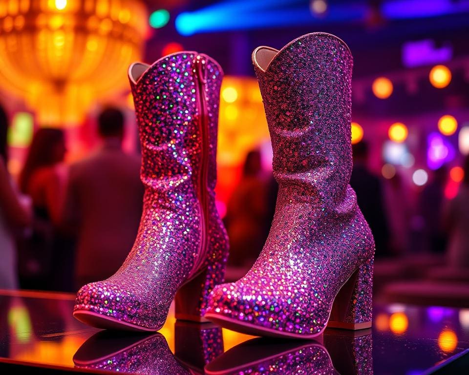 Glitzerstiefel: Der perfekte Auftritt bei Partys