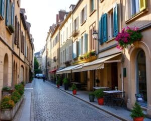 Historische Gassen in La Rochelle, Frankreich
