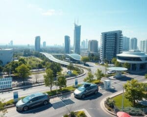 Hybridautos für nachhaltige urbane Mobilität