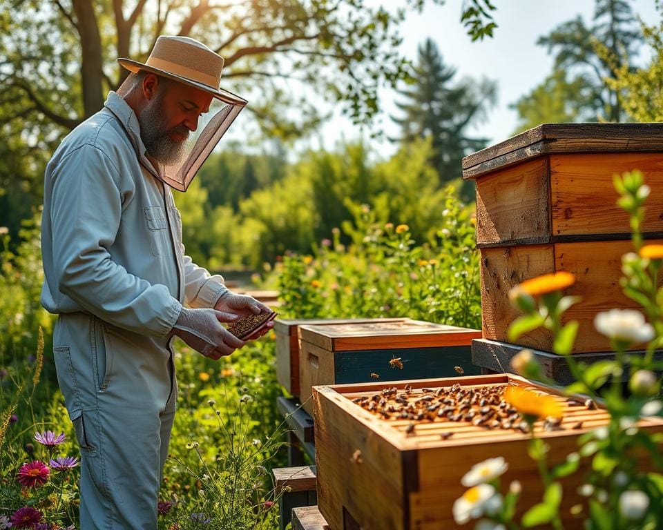 Imker: Nachhaltige Bienenhaltung und Honigproduktion