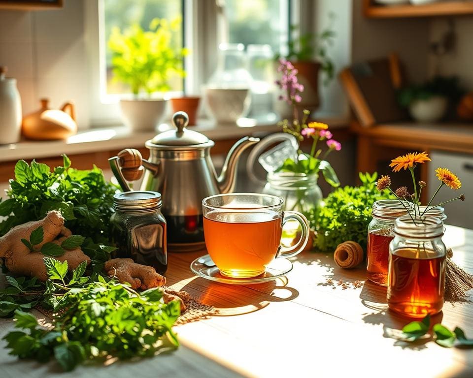 Immunsystem stärken Kräutertee