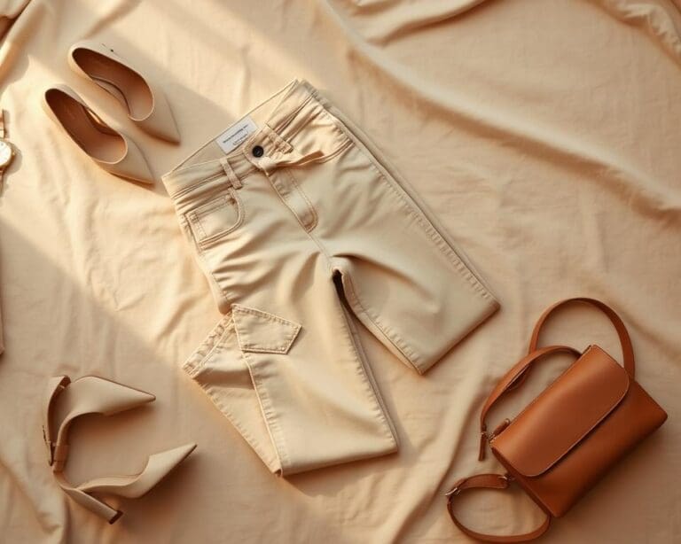 Jeans in Beige: Der neutrale Trend für 2024