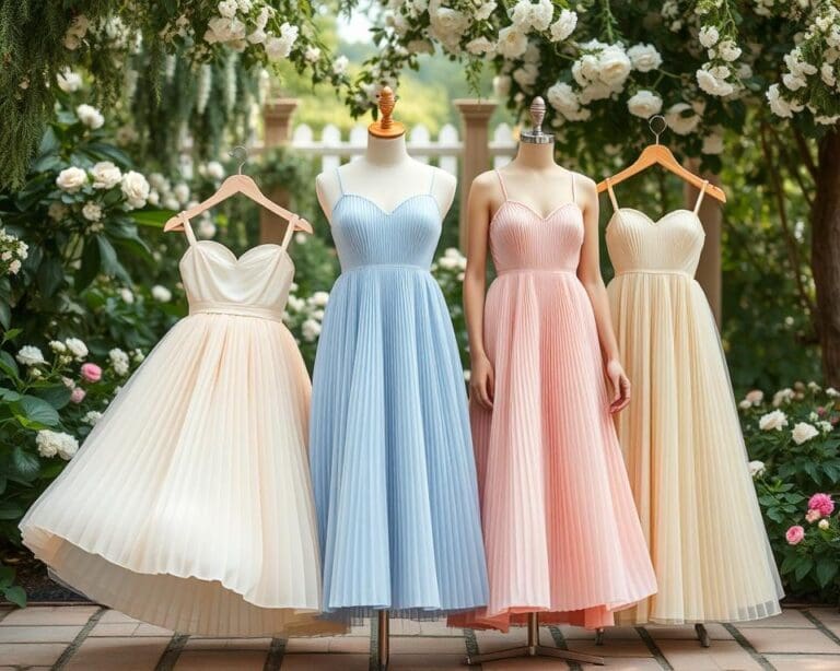 Kleider mit Plissee: Verspielt und elegant