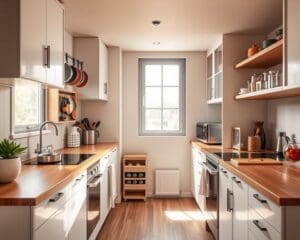 Kleine Küchen stilvoll einrichten: Stauraum und Funktion