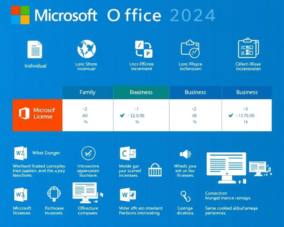 Lizenzoptionen für Microsoft Office 2024