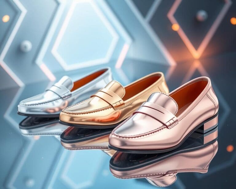 Loafers in Metallic-Farben: Der futuristische Schuhtrend