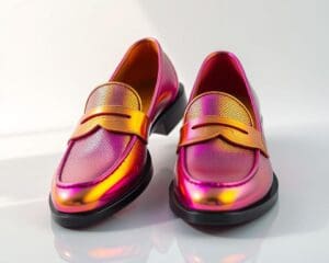 Loafers in Metallic-Farben: Der futuristische Schuhtrend