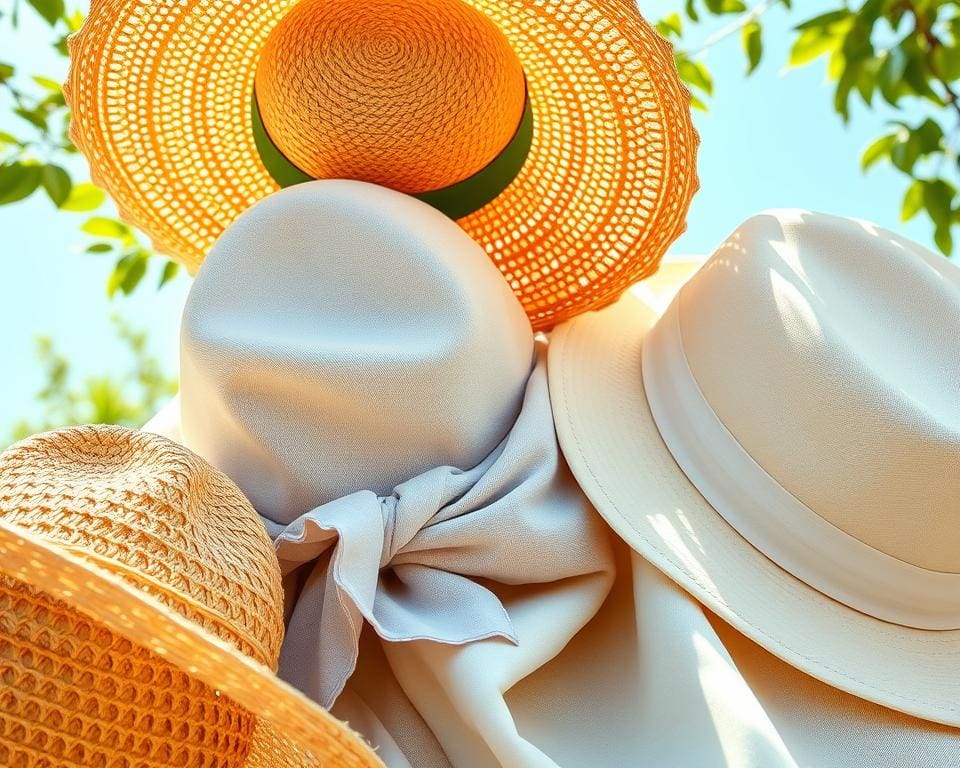 Materialien für Sommerhüte