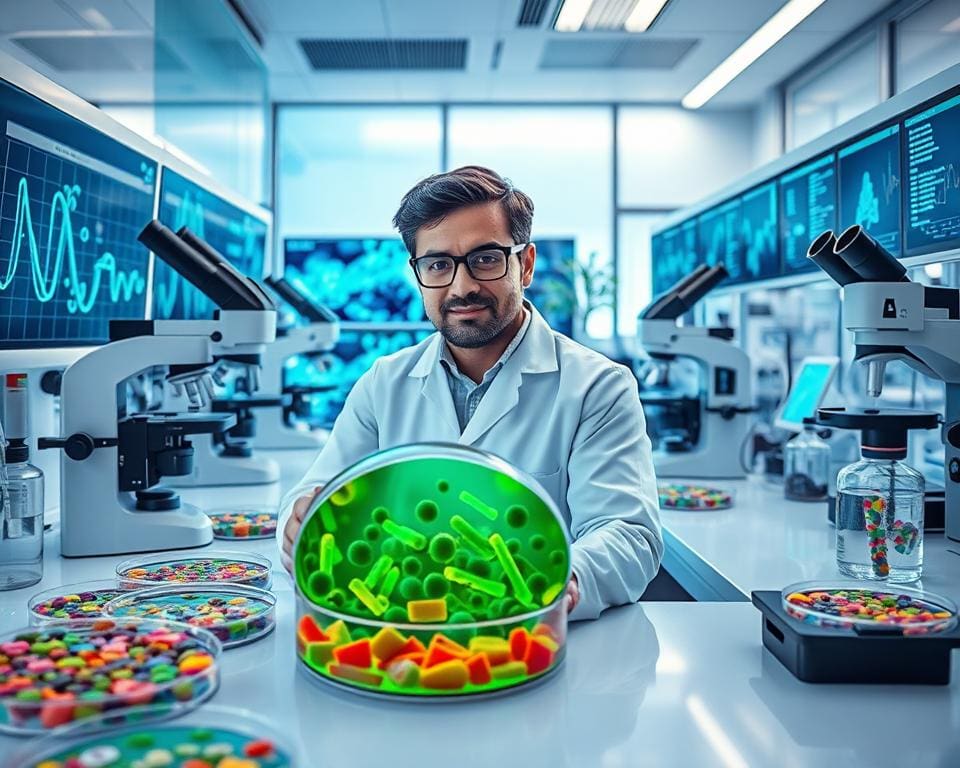 Mikrobiologe und Bakterienforschung Mikrobiologe und Bakterienforschung