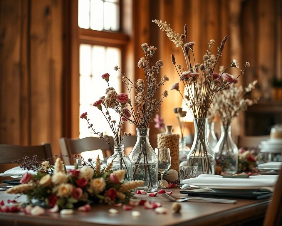 Natürliche Dekoideen mit Trockenblumen Natürliche Dekoideen mit Trockenblumen