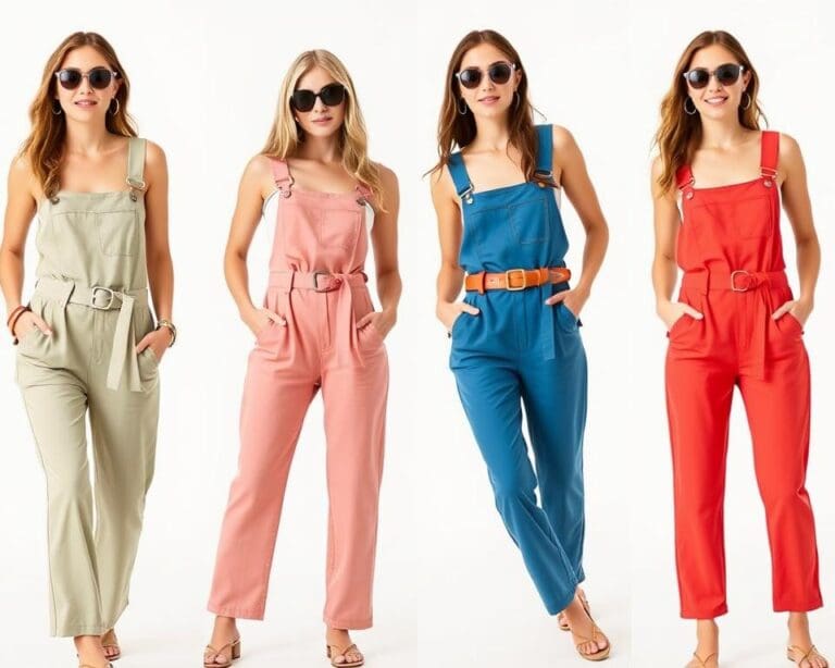 Overalls mit breiten Gürteln: Betonen Sie Ihre Taille