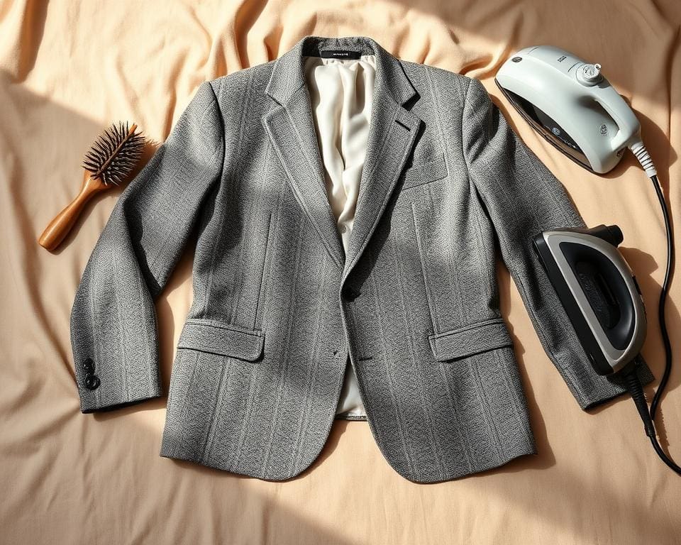 Pflege des Tweed-Blazers