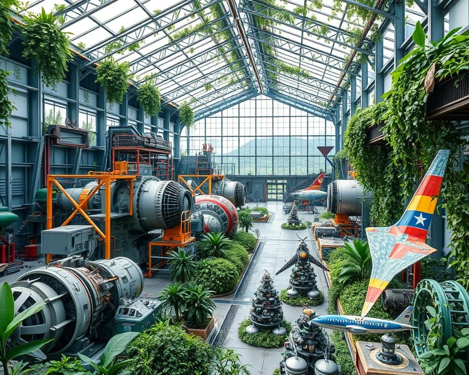 Recycling von Flugzeugteilen für nachhaltige Luftfahrt