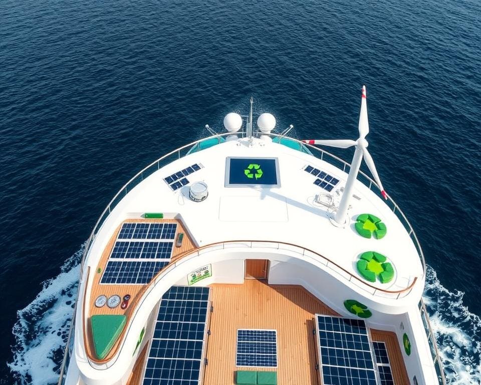 Recyclingfähige Komponenten in modernen Kreuzfahrtschiffen