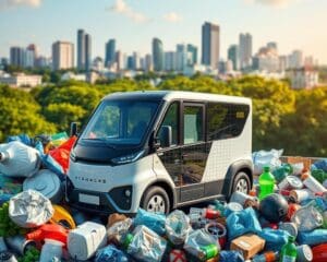 Recyclingfähige Materialien in Elektro-Lkw