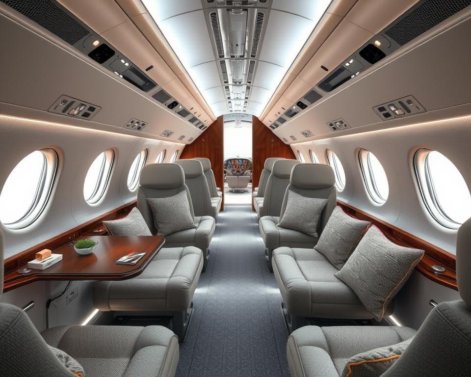 Recyclingfreundliche Materialien in modernen Jets